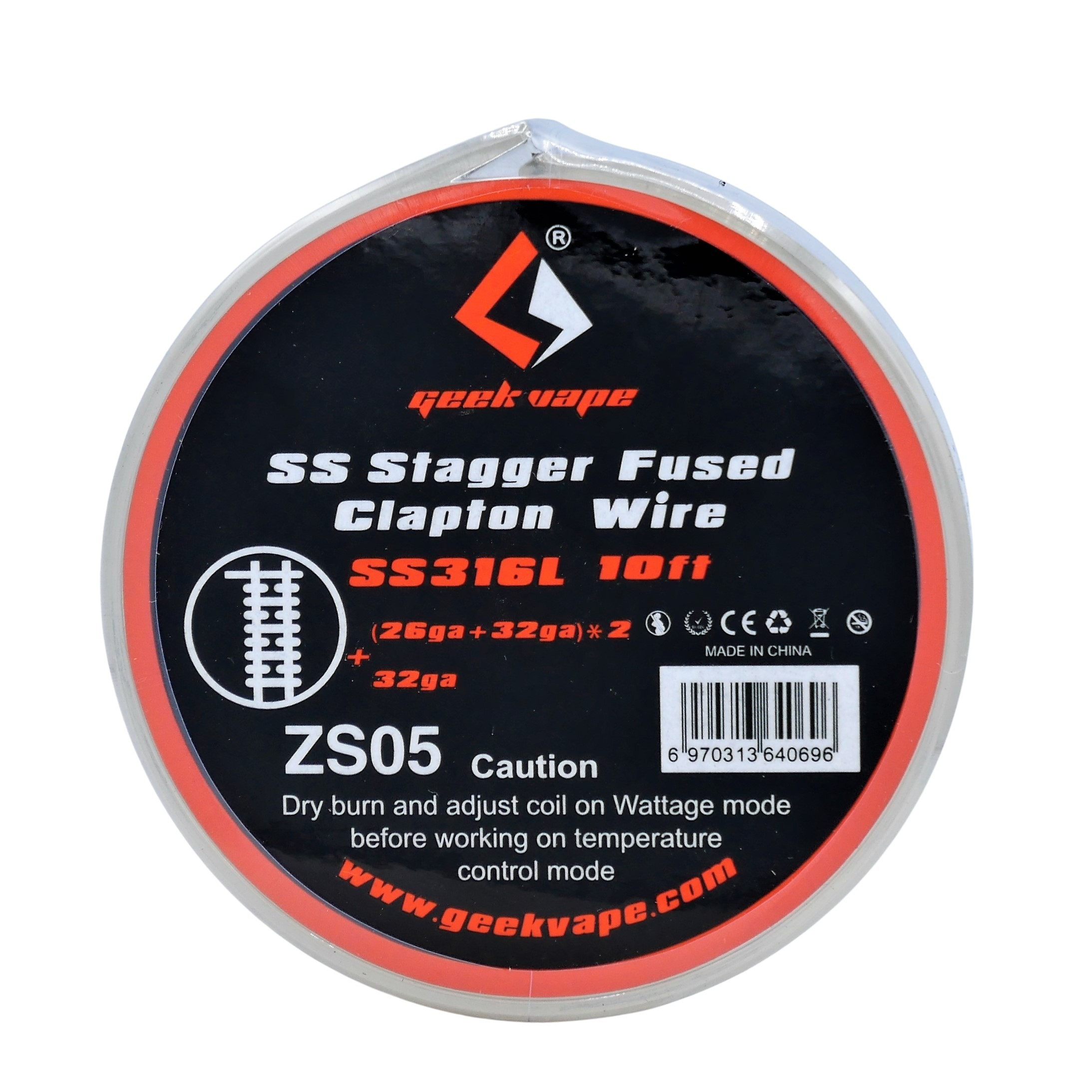 elfbar nachfüll pod läuft aus SS316L Twisted fused clapton coil 0,1Ω (Pack 10Un) main image 0