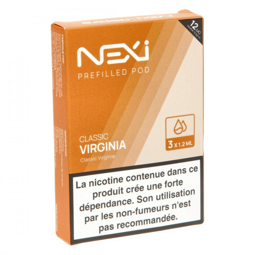 Aspire - Cartouches classic virginia (x3) pour Nexi Aspire - Cartouches classic virginia (x3) pour Nexi