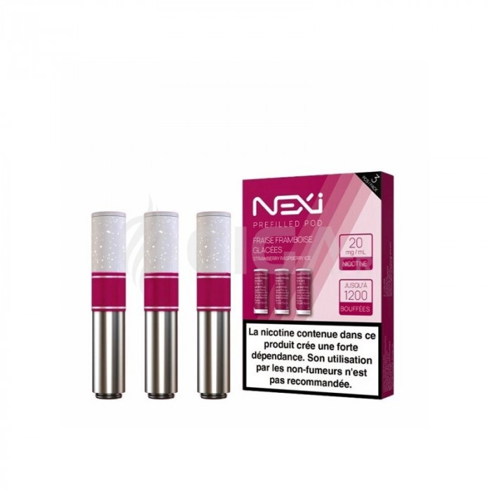 Aspire - Cartouches fraise framboise glacées (x3) pour Nexi