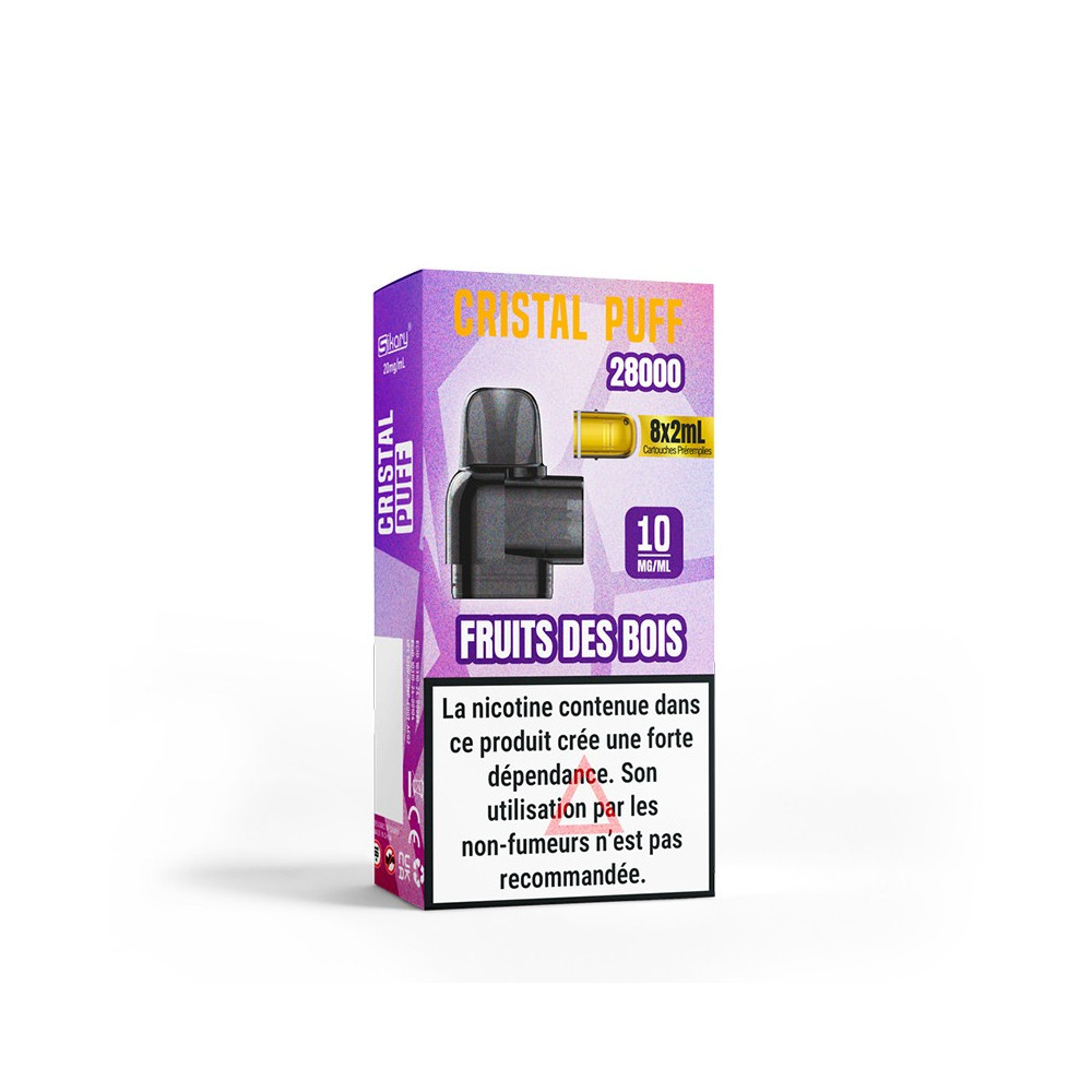 Cristal Puff - Recharge Cristal Puff - Fruits des bois