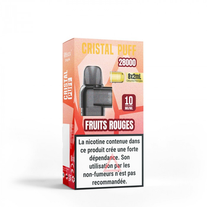 Cristal Puff - Recharge Cristal Puff - Fruits rouges