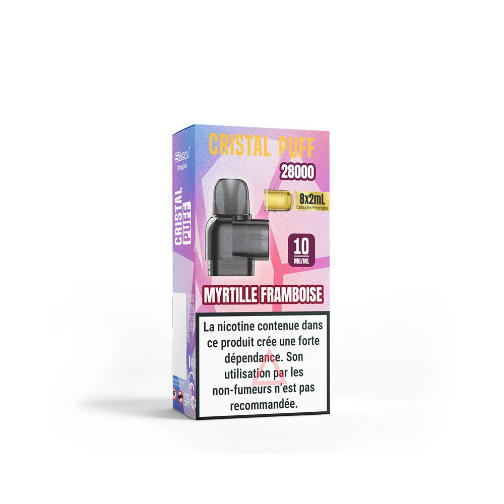 Cristal Puff - Recharge Cristal Puff - Myrtille framboise